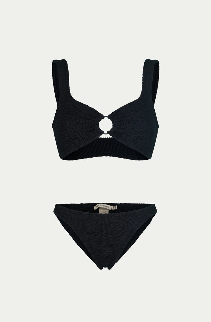 PARAMIDONNA Women Irina Black Bustier Bikini