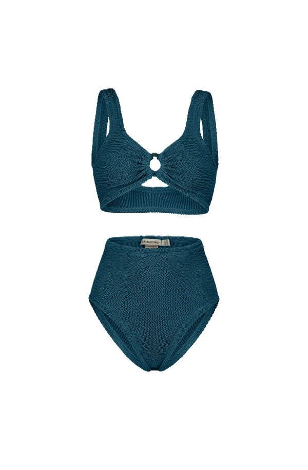PARAMIDONNA Women Irina Midnight High-Waisted Bikini