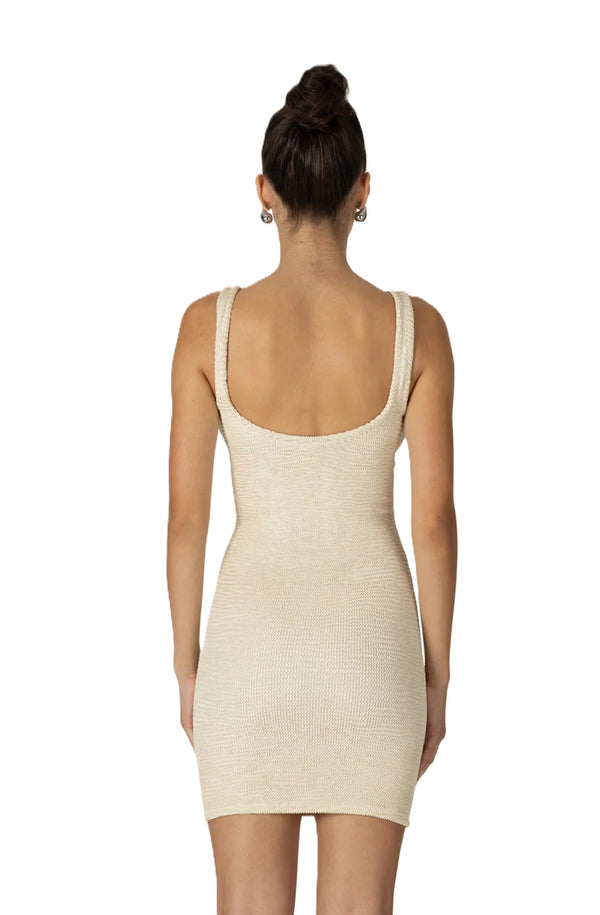 PARAMIDONNA Women Irina Ivory Short Dress