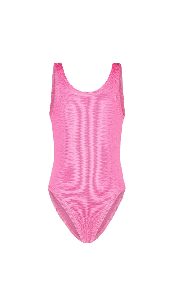 PARAMIDONNA Girls Izza Bubblegum One-Piece Swimsuit