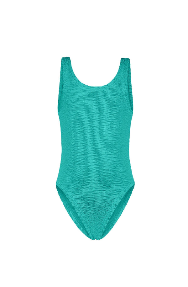 PARAMIDONNA Girls Izza Sea Green One-Piece Swimsuit