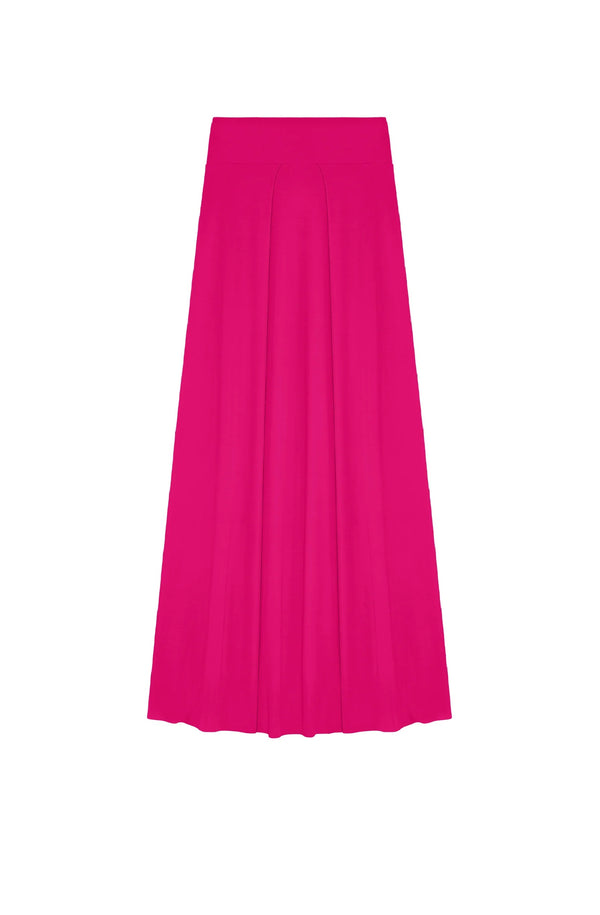 PAIN de SUCRE Women Jax Raspberry Long Skirt with Slit