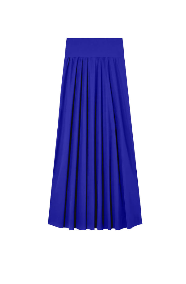 PAIN de SUCRE Women Jaya Long Blueberry Skirt in Light Voile