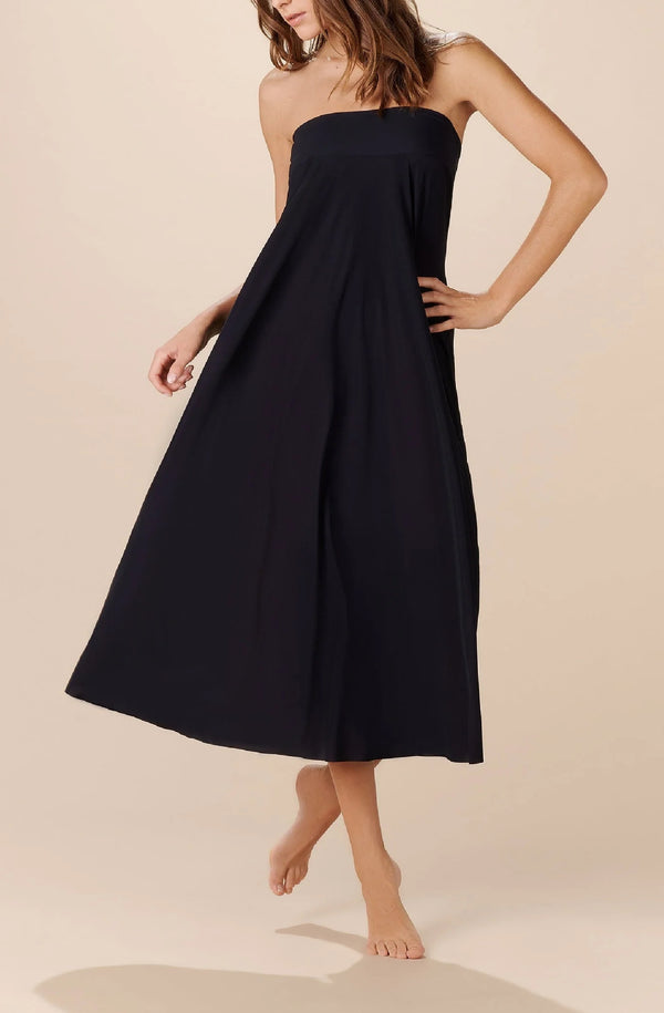 PAIN de SUCRE Women Jaya Long Black Skirt in Light Voile