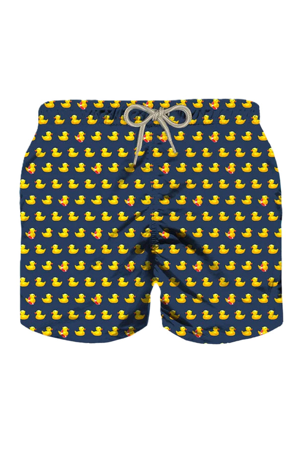 MC2 SAINT BARTH Boys Lightweight Swim Shorts Jean Lighting Ducklings