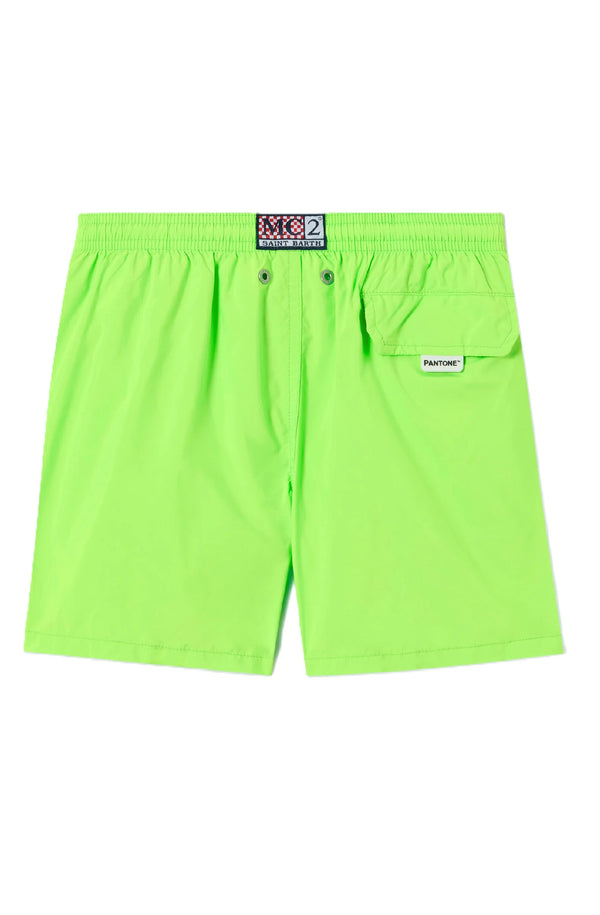 MC2 SAINT BARTH Boys Lightweight Swim Shorts Solid Jean Lighting Pantone