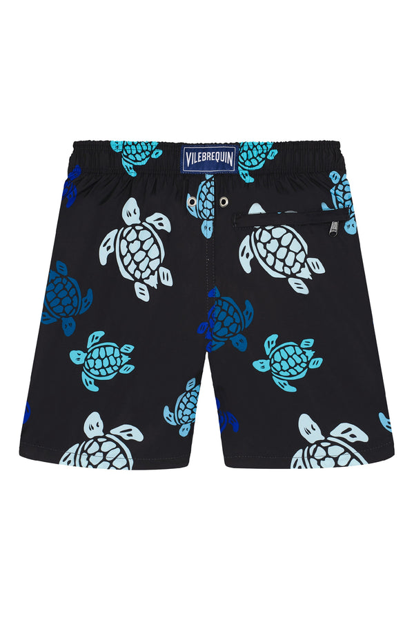 VILEBREQUIN Boys Ultra-Light and Packable Swim Shorts Tortues Multicolor