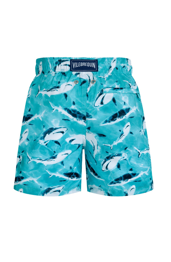 VILEBREQUIN Boys Swim Shorts Ultra-Light and Pacakable Requins