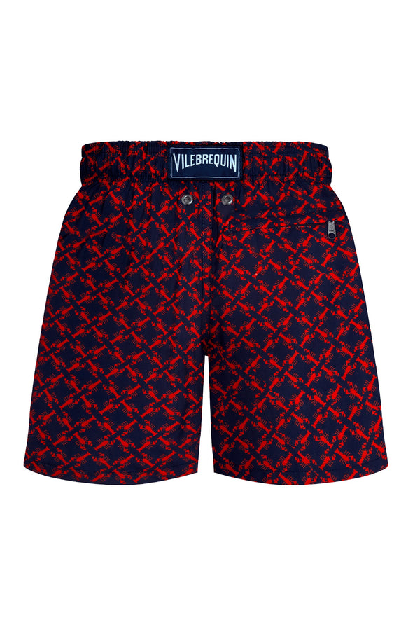 VILEBREQUIN Boys Ultra-Light and Packable Swim Shorts Homard Pixel