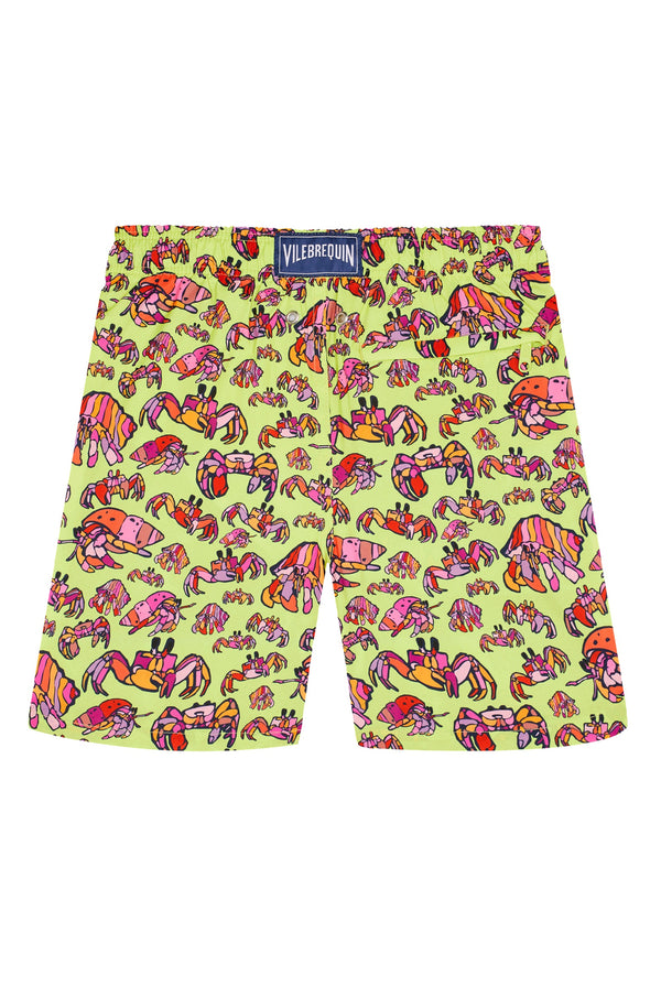VILEBREQUIN Boys Ultra-Light and Packable Swim Shorts Hermit Crabs