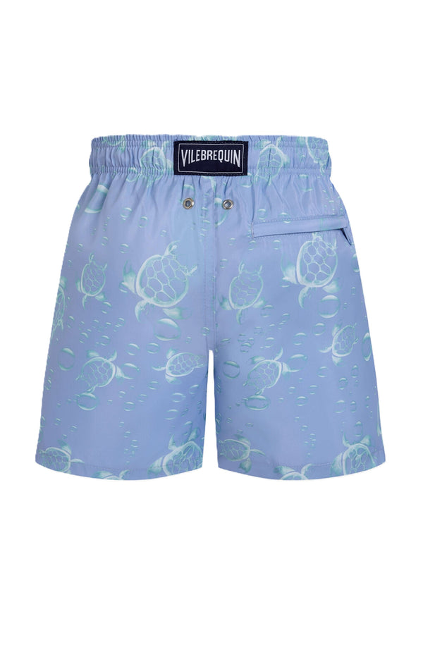VILEBREQUIN Boys Ultra-light and packable Swim Shorts Bubbles Turtles 3D