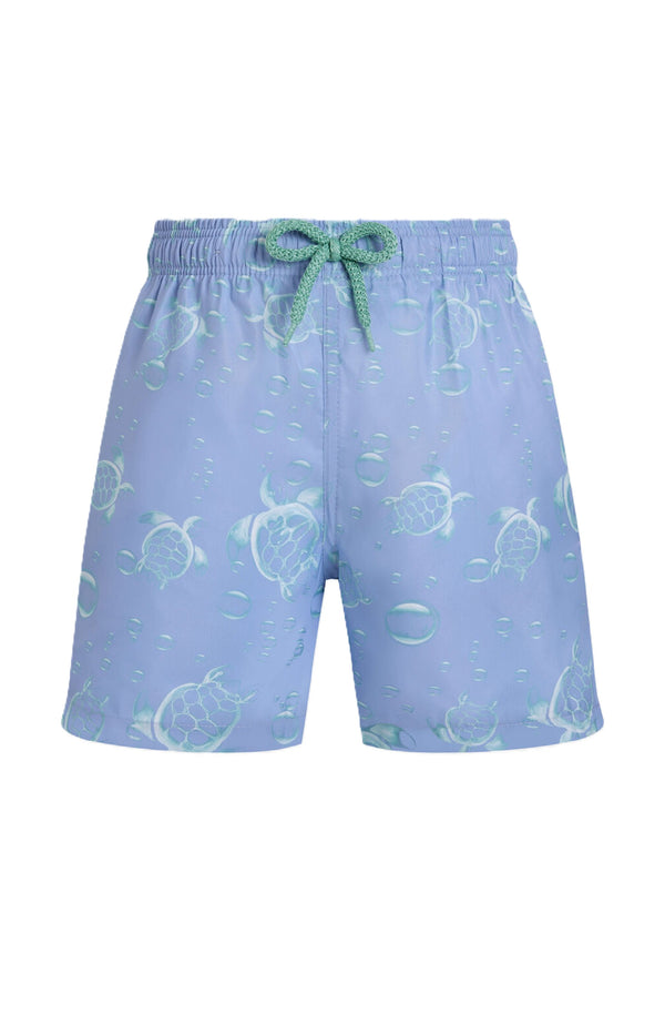 VILEBREQUIN Boys Ultra-light and packable Swim Shorts Bubbles Turtles 3D