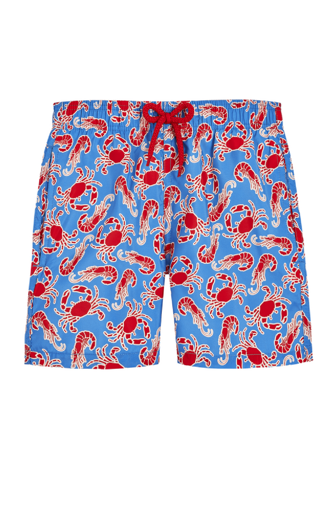 VILEBREQUIN Boys Ultra-light and packable Swim Shorts Crabs & Shrimps