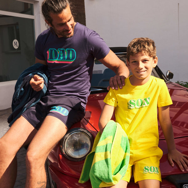 VILEBREQUIN Boys Stretch Swim Shorts Dad and Son