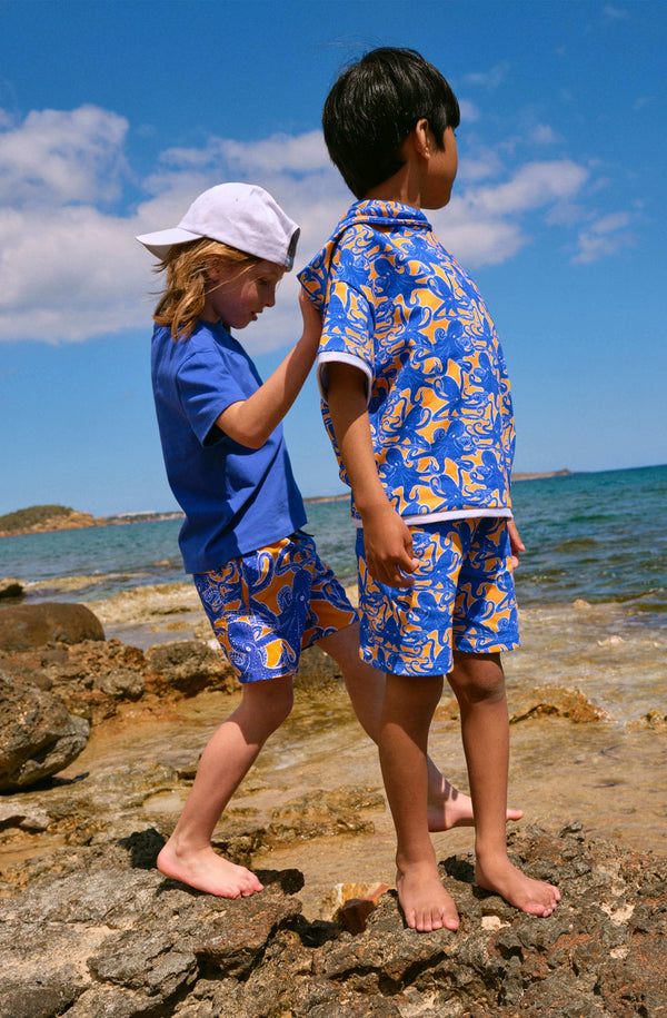 VILEBREQUIN Boys Stretch Swim Shorts Poulpes