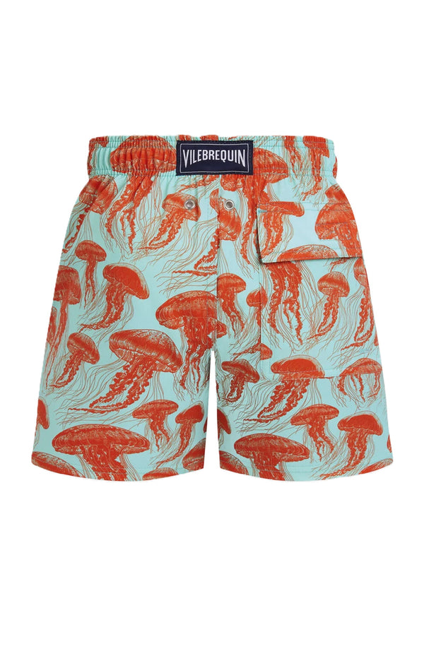 VILEBREQUIN Boys Stretch Swim Shorts Jellyfish Dance