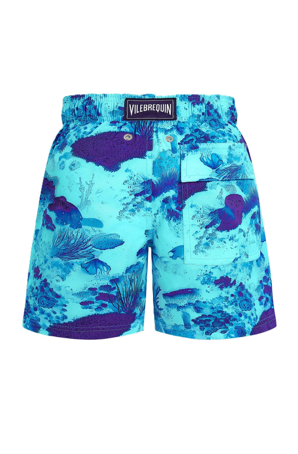 VILEBREQUIN Boys Stretch Swim Shorts Coral Reef