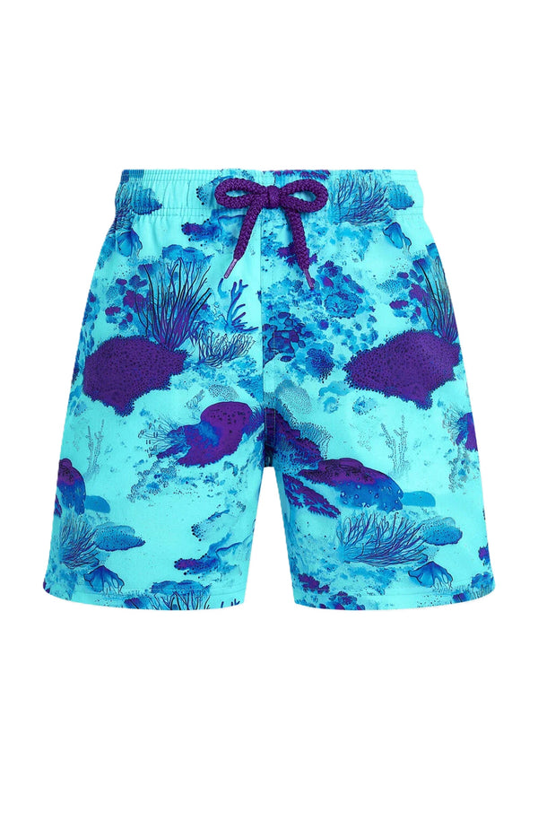 VILEBREQUIN Boys Stretch Swim Shorts Coral Reef