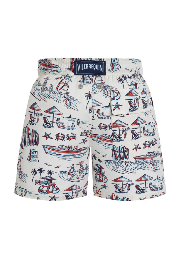 VILEBREQUIN Boys Stretch Swim Shorts Family Beach - Vilebrequin x St. Regis