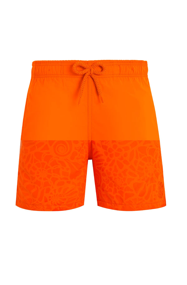 VILEBREQUIN Boys Swim Shorts Water-Reactive Noumea Sea Shells