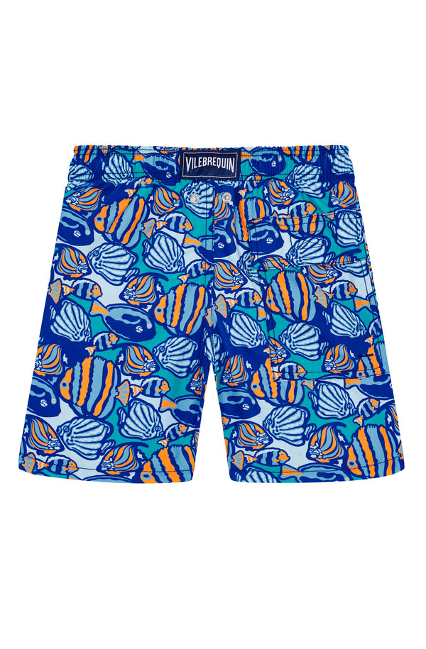 VILEBREQUIN Boys Swim Shorts Fishy Vibes