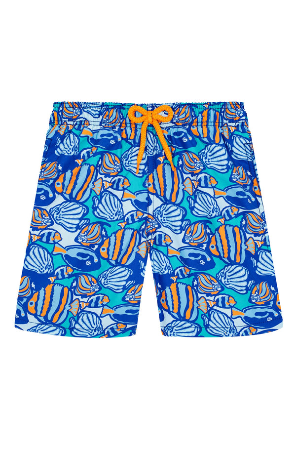 VILEBREQUIN Boys Swim Shorts Fishy Vibes