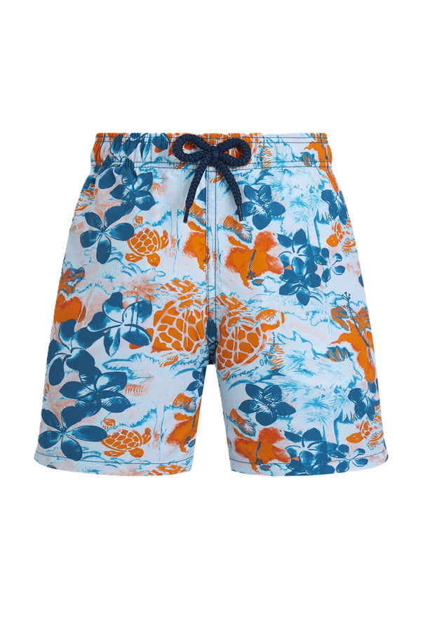 VILEBREQUIN Boys Swim Shorts Jungle Turtles