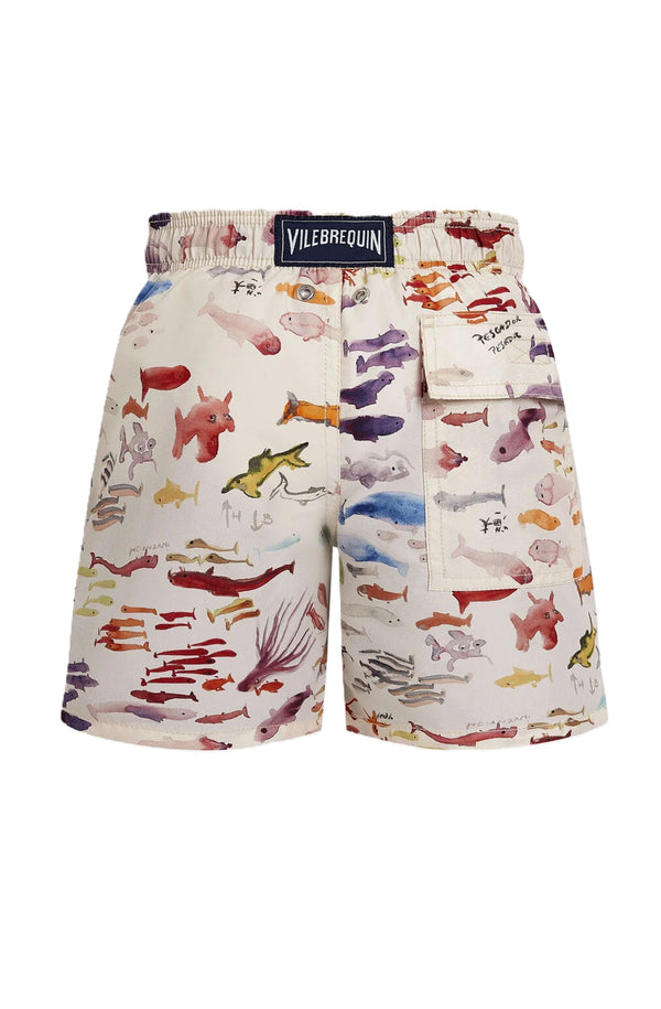 VILEBREQUIN Boys Swim Shorts Pescador - Vilebrequin x Fabrice Hyber