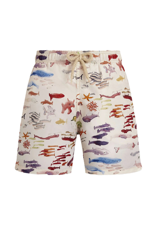 VILEBREQUIN Boys Swim Shorts Pescador - Vilebrequin x Fabrice Hyber