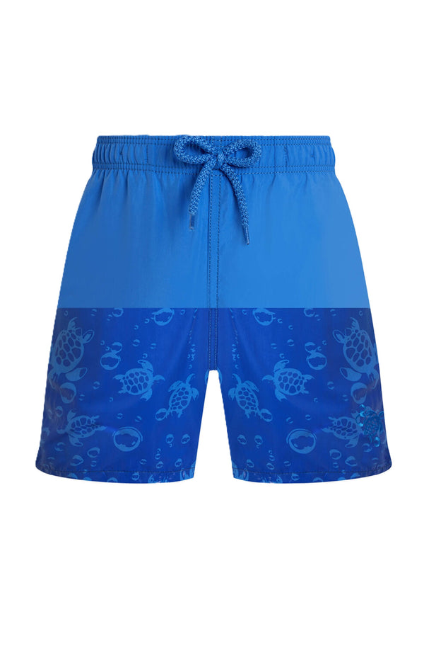 VILEBREQUIN Boys Swim Shorts Water-reactive Bubble Turtles 3D