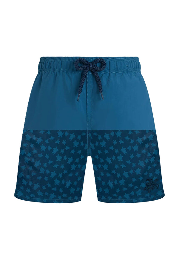 VILEBREQUIN Boys Swim Shorts Water-reactive Micro Ronde des Tortues