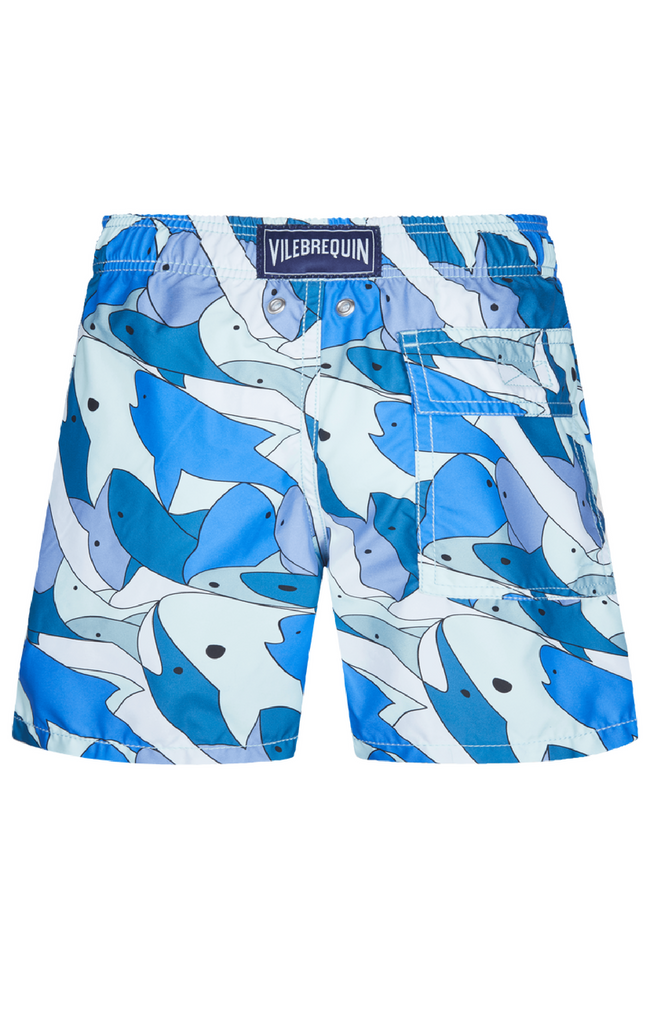 VILEBREQUIN Boys Swim Shorts Shark All Around