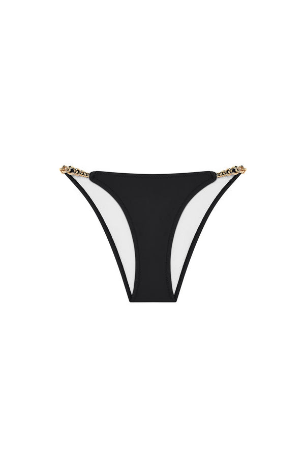 PAIN de SUCRE Women Niania Bandeau Top and Jones High-Cut Bikini Bottom with Jewels