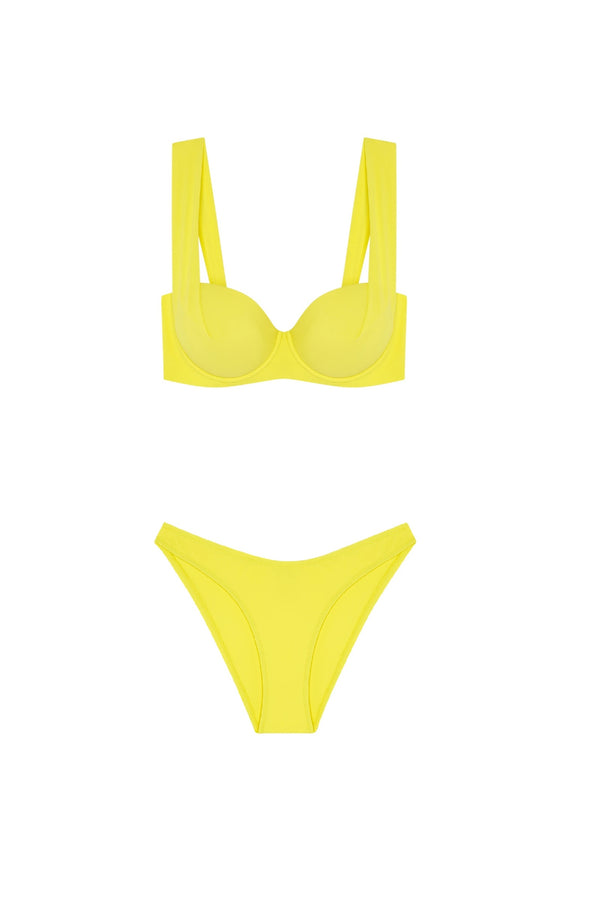 PAIN de SUCRE Women Julya Jersey Top and Dolce High-waist Bikini