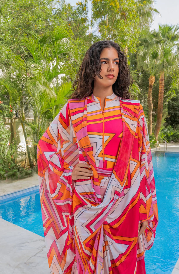 HADIA GHALEB Zap Pop Kaftan