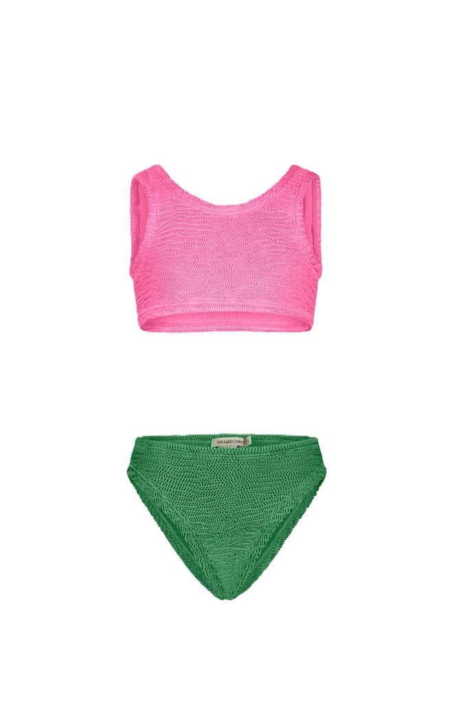 PARAMIDONNA  Girls Classic Cut Bikini Katy Gum Emerald
