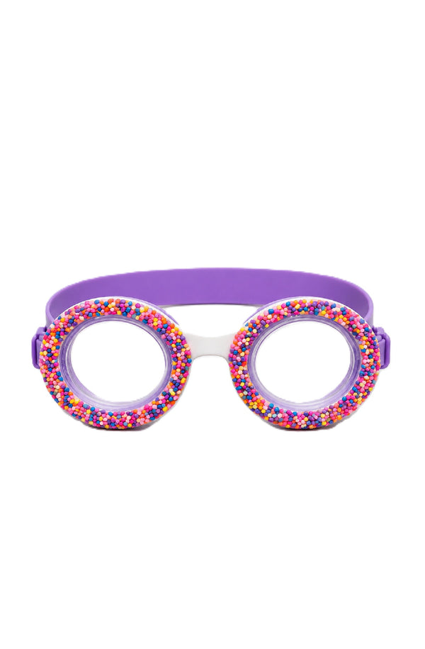 HAMAC Girls Swim Goggles Sprinkles Purple