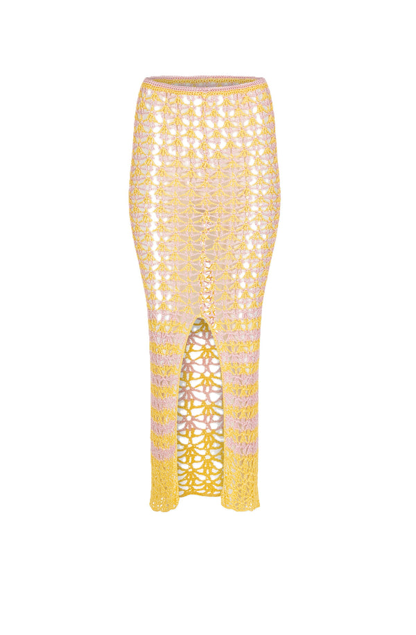 PARAMIDONNA Women Ksenia Butter Cake Long Skirt