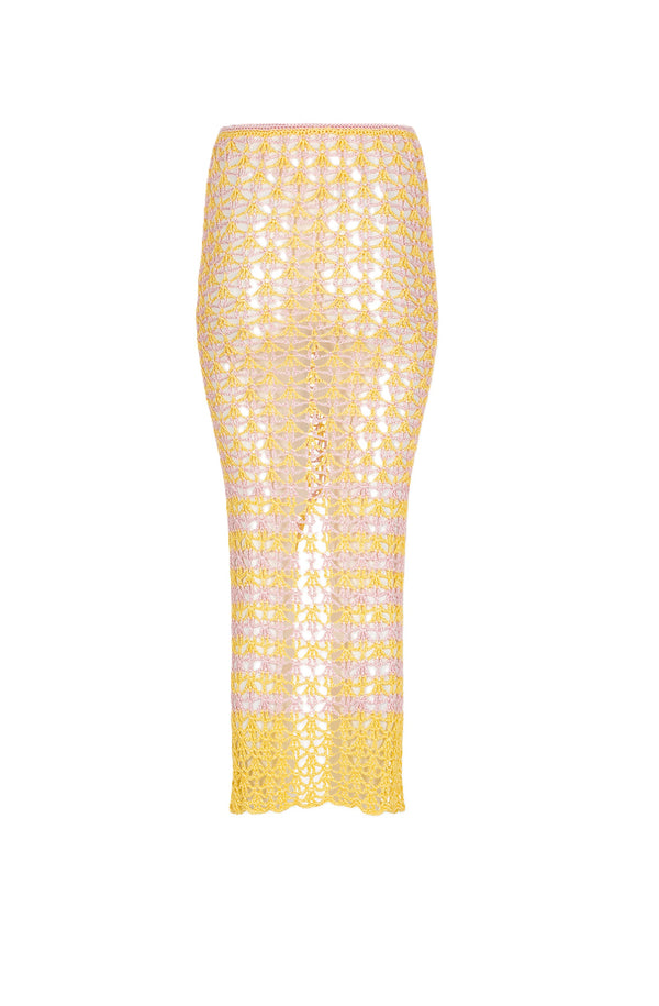 PARAMIDONNA Women Ksenia Butter Cake Long Skirt
