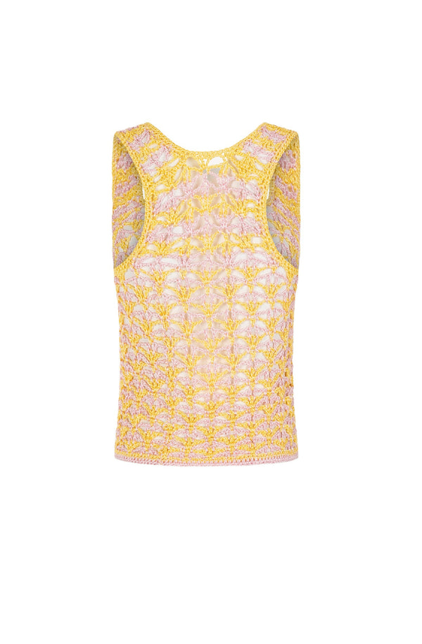 PARAMIDONNA Women Ksenia Butter Cake Sleeveless Top