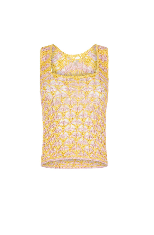 PARAMIDONNA Women Ksenia Butter Cake Sleeveless Top