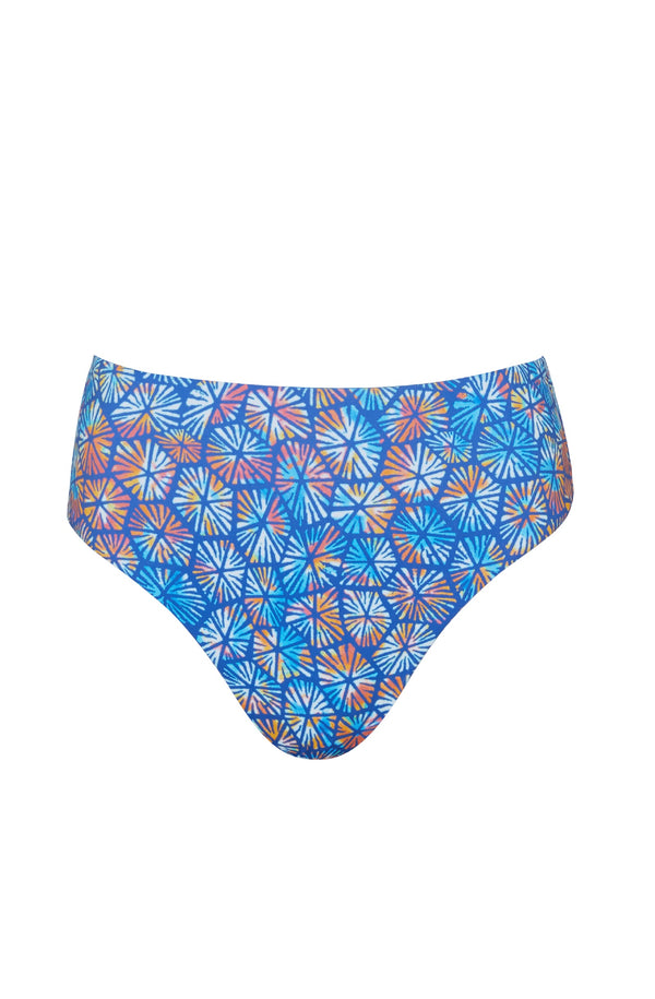VILEBREQUIN Women High Waist Bikini Bottom Carapaces Multicolored
