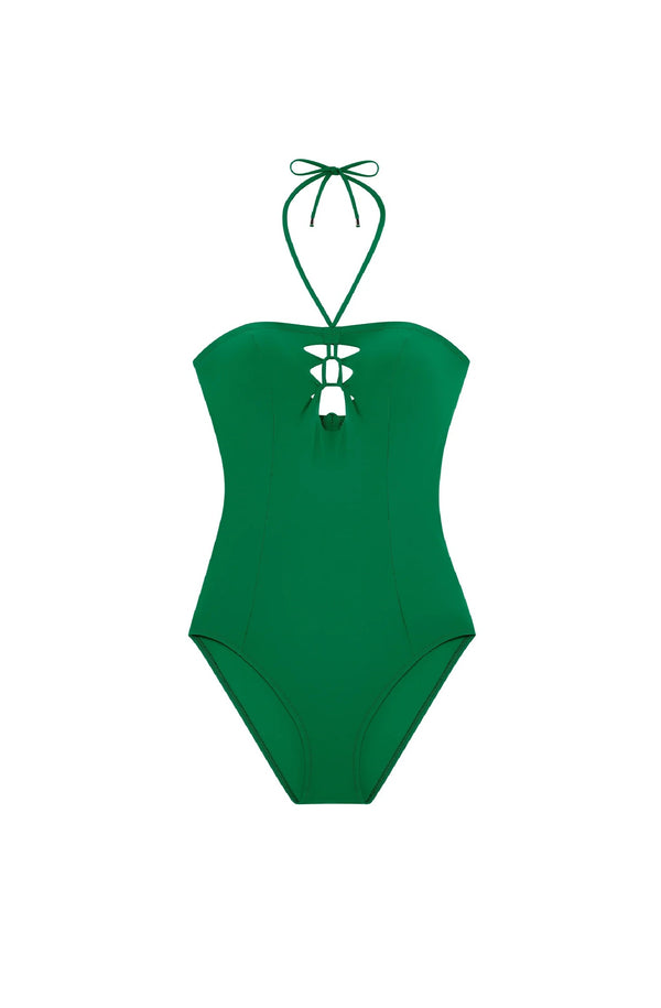 PAIN de SUCRE Women Lalia Jade Bandeau One-Piece Swimsuit