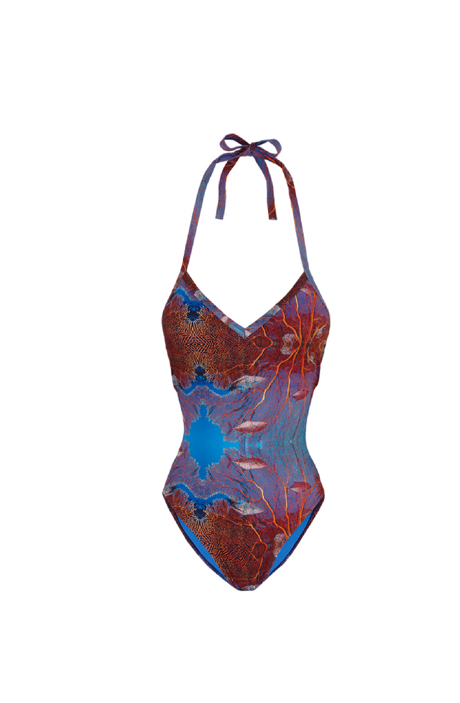 VILEBREQUIN Women One-Piece Swimsuit Red Gorgonians - Vilebrequin x 1Ocean