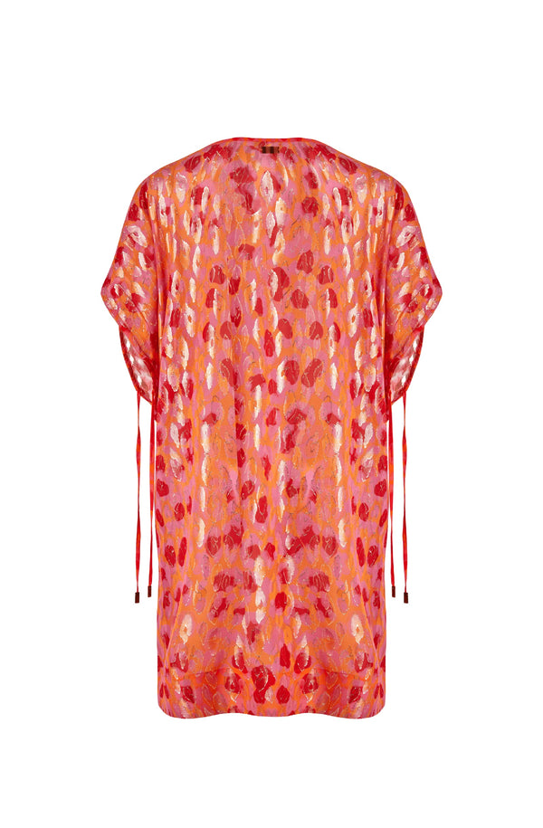 VILEBREQUIN Women Square Silk Cover-Up New Leopard