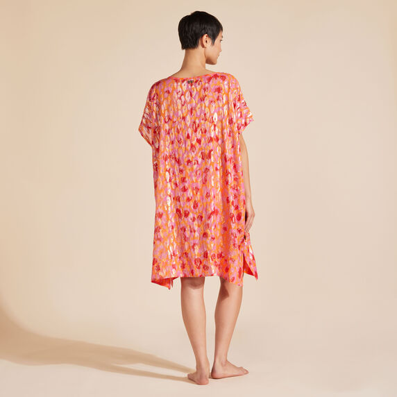 VILEBREQUIN Women Square Silk Cover-Up New Leopard