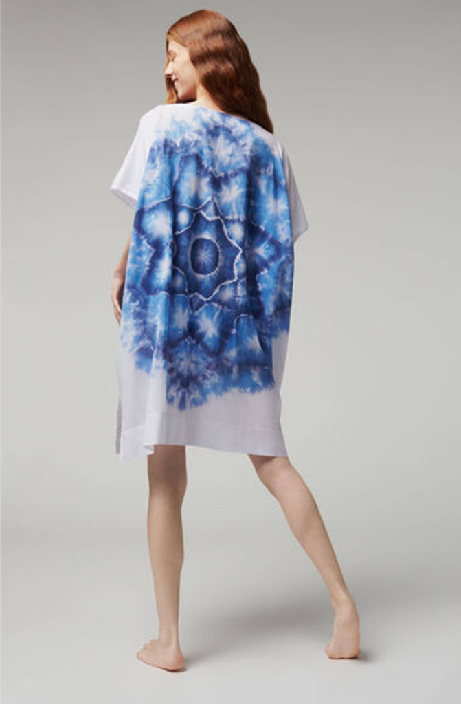 VILEBREQUIN Women Organic Cotton Volie Square Dress Tie & Dye - Vilebrequin x Angelo Tarlazzi