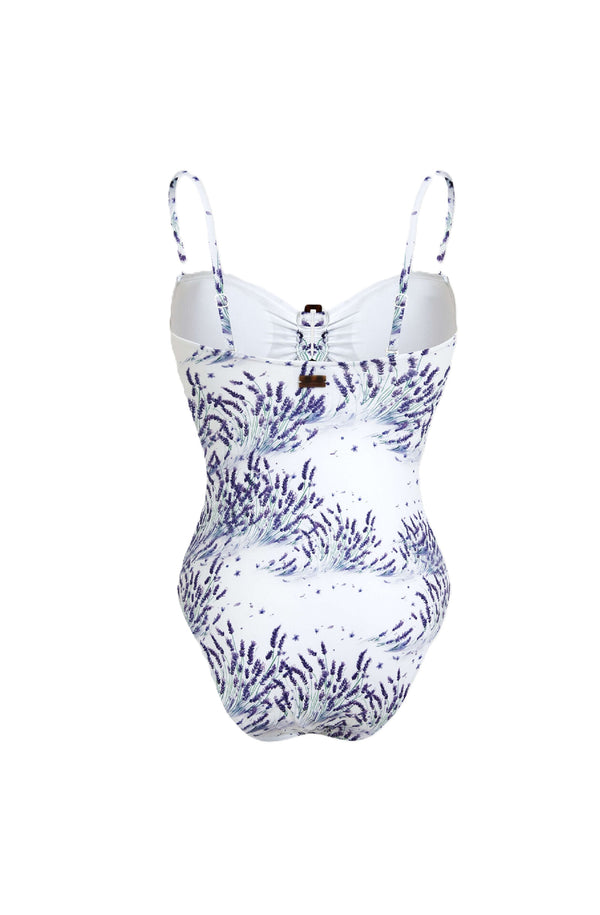 VILEBREQUIN Women Bandeau One-piece Swimsuit Lavender