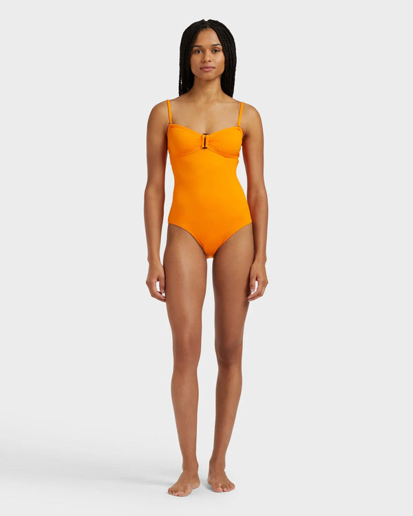 VILEBREQUIN Women Bandeau One-piece Swimsuit Solid