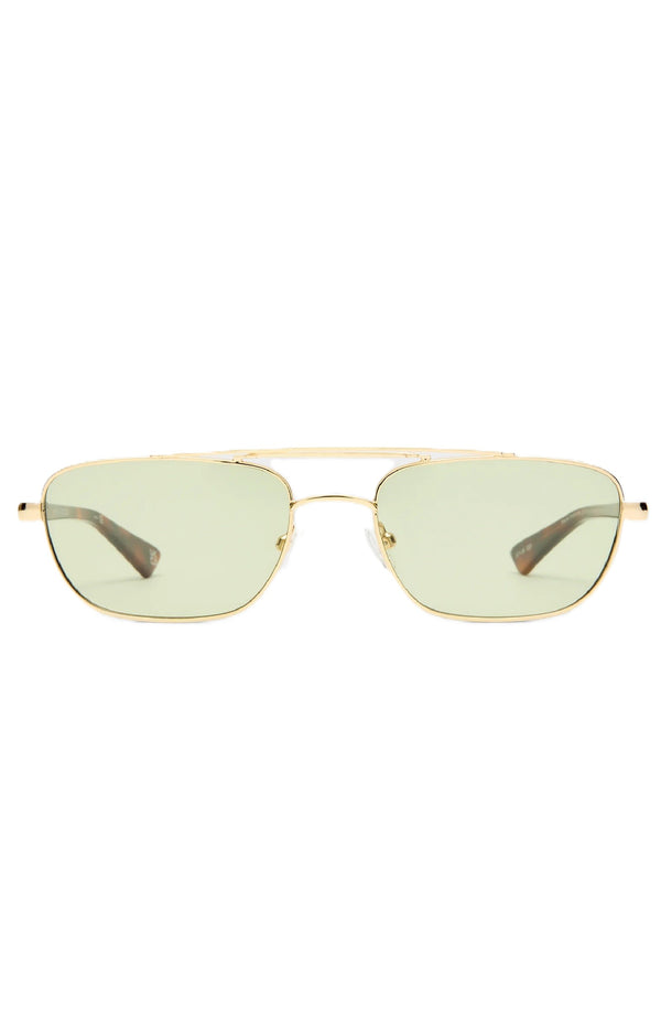 LE SPECS Unisex Le Mimi Gold Aviator Sunglasses